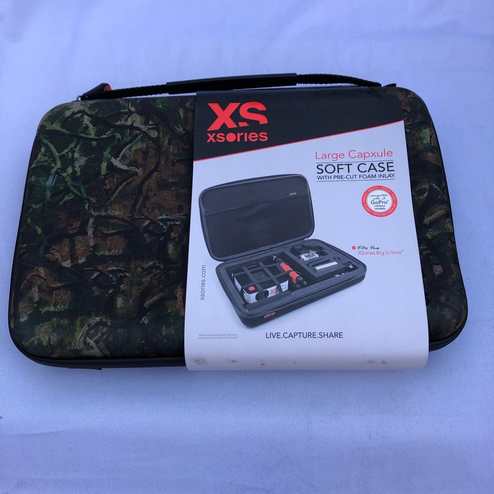 XSORIES Large Capxule Soft Case Camo print for GO-PRO